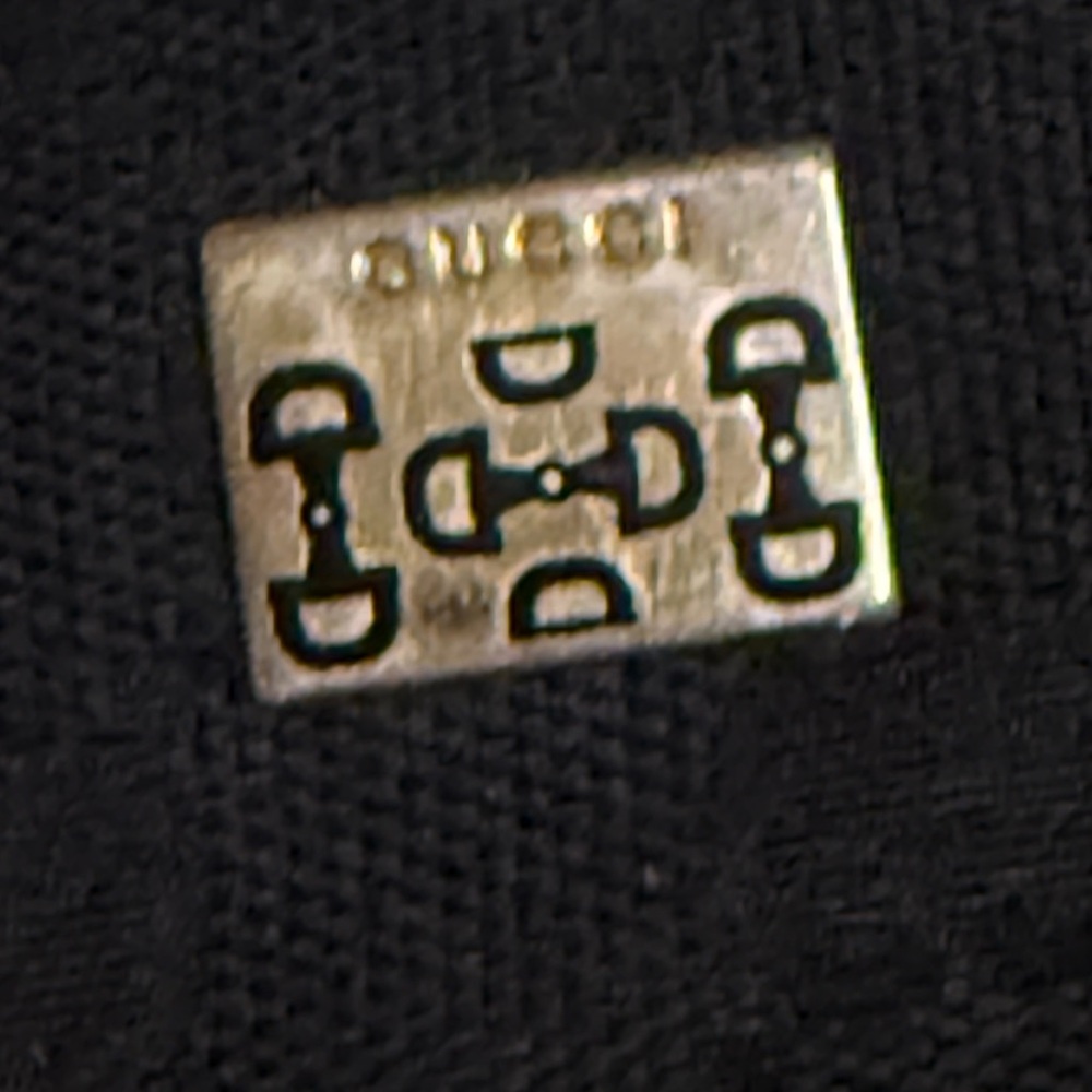 Gucci Black Monogram Shoulder Bag - Picture 7 of 16